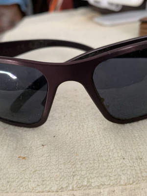 Gatorz Wraptor vintage sunglasses used, aluminum, dark purple frame