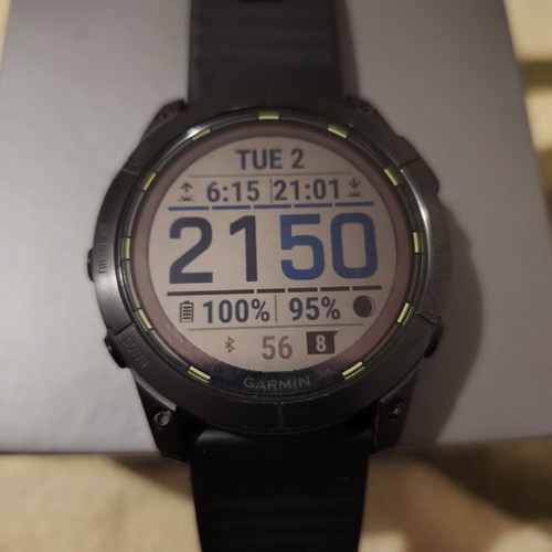 Garmin Enduro 2 smartwatch with flashlight, like new