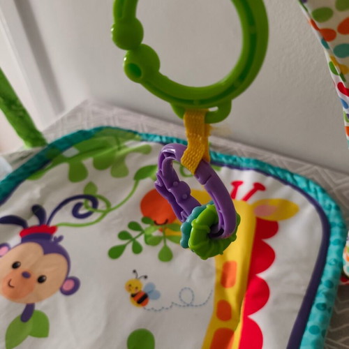 Fisher Price Baby Gym like new with washable mat and toys