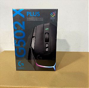 Logitech G502 X Plus Ασύρματο RGB Gaming Ποντίκι 25600 DPI Μαύρο Σφραγισμένο