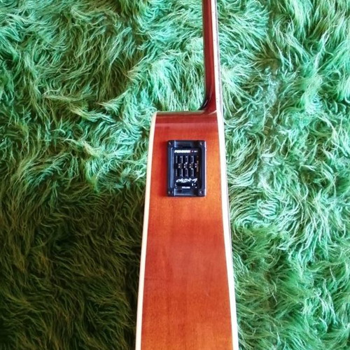 Cort MR727F electro-acoustic guitar used with hard case