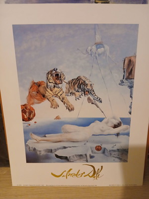 Salvador Dali Dream Caused by the Flight of a Bee 1992 print