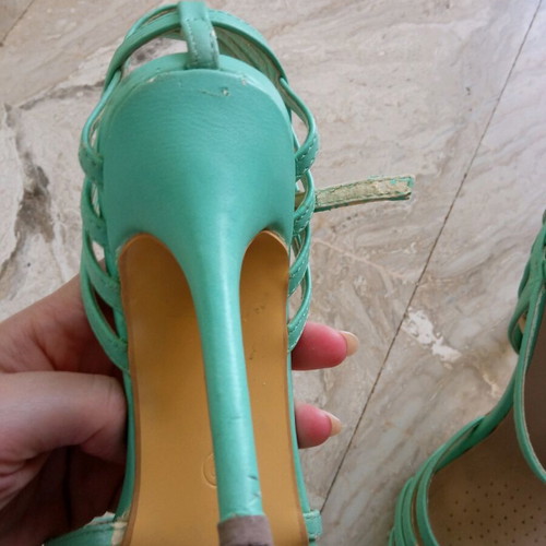 Axel vintage mint green pumps size 39 used