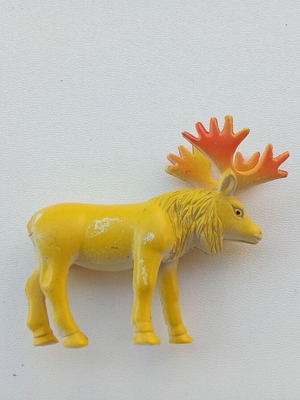 Reindeer figure like new, wild animals series, PVC