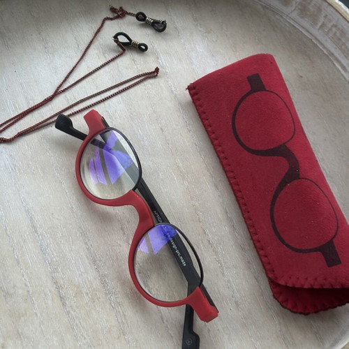Aptica Bridge Golden Gate Unisex Presbyopia Glasses +2.50 with Case and Chain