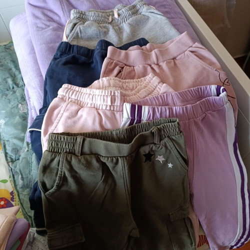 Girls' clothes used, for 4-5 years old, multicolored