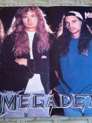 Διπλή συλλεκτική αφίσα από Μπλεκ 90s, Megadeth και Joe Lando, σαν καινούργια