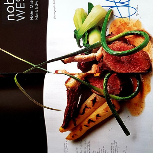 Nobu West cookbook used by Nobu Matsuhisa and Mark Edwards