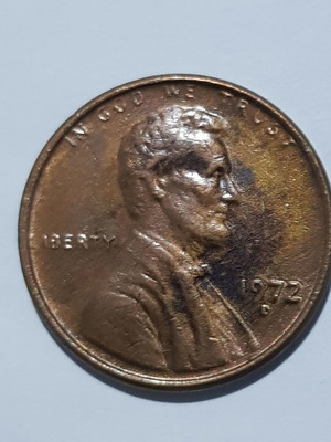 ΣΠΑΝΙΟ ΜΕ ΣΦΑΛΜΑ ONE CENT ΑΜΕΡΙΚΗΣ ΤΟΥ 1972 D