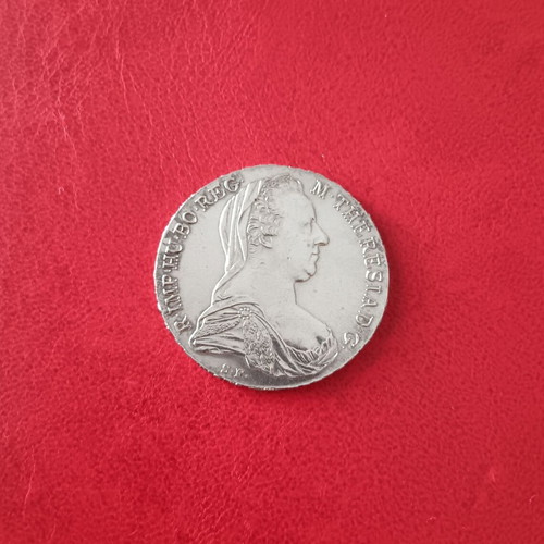Silver coin Austria Thaler 1780 restrike like new, 22.05g