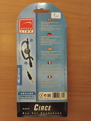 One Ear Headphone with Microphone