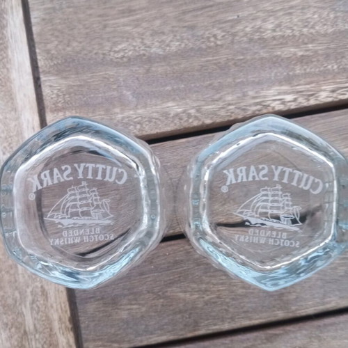 Cutty Sark 200ml glasses new, set of 2