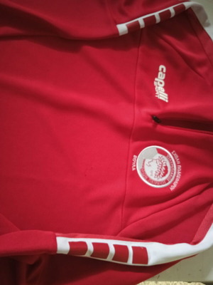 Olympiacos Academy Kids Shirt unused with illy Greek coffee cup