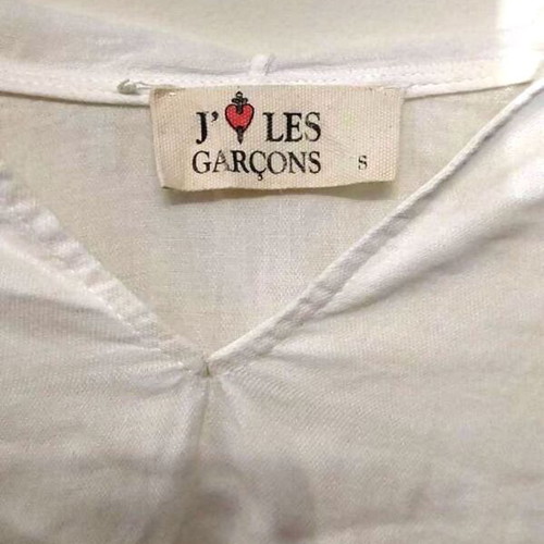 I Love Boys oversized white women's tunic blouse S-L