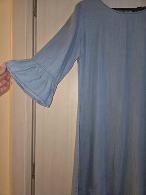 Denim dress blue like new, size L / 40 / 12
