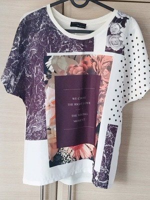 Zara T-shirt size M like new, white