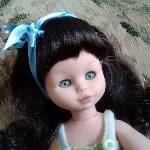 Vintage doll 70's used with handmade clothes