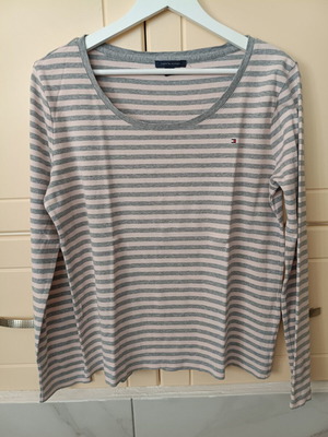 Tommy Hilfiger women's blouse like new, size L, gray and pink