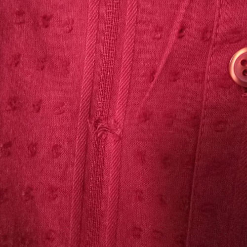 Women's shirt used, red, 100% cotton, size XL