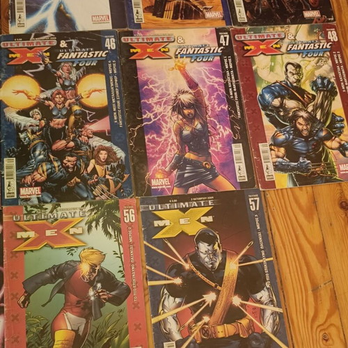 Ultimate X-Men comics used, set of 13 Greek issues by Anubis