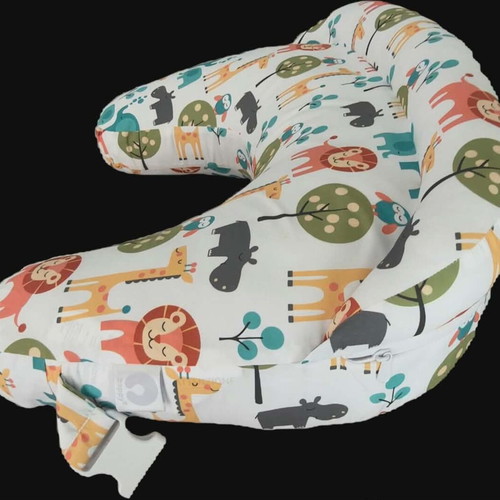 Nursing pillow like new with strap and storage bag