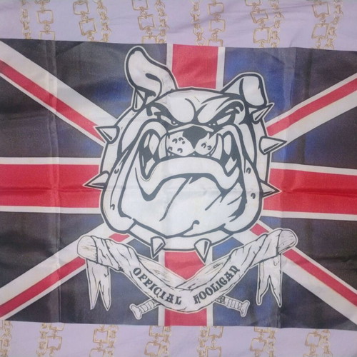 Hooligan flag 60 x 90 cm polyester