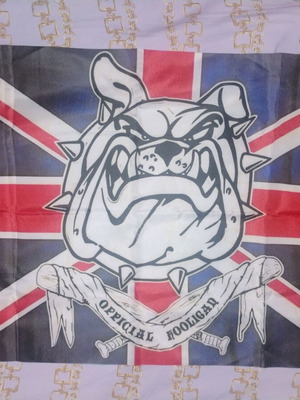 Hooligan flag 60 x 90 cm polyester