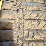 Pull & Bear Large jacket like new with small defect, black