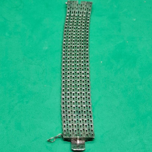 Vintage English silver bracelet