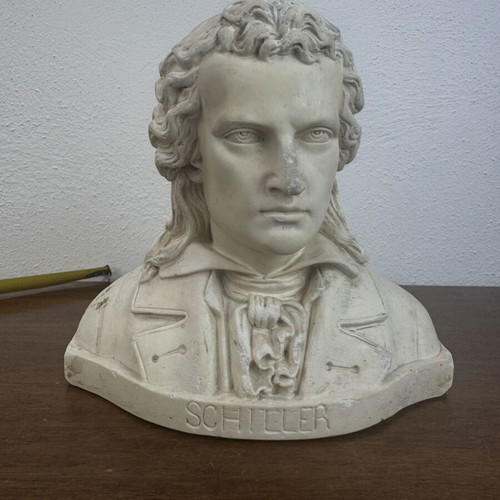 Schiller bust used, 20 cm height