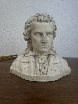 Schiller bust used, 20 cm height