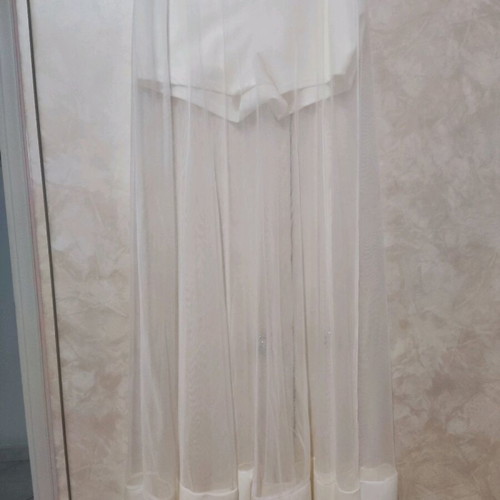 White shorts with long mesh tulle like new
