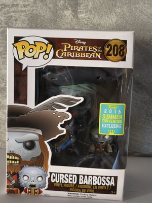 Funko Pirates of the Caribbean Cursed Barbossa Summer Exclusive 2016 καινούργιο