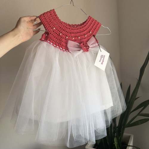 Vanilla Magnolia boutique baby dress, 12 to 18 months