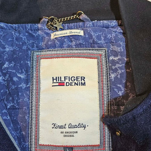 Tommy Hilfiger men's college style jacket used, size L