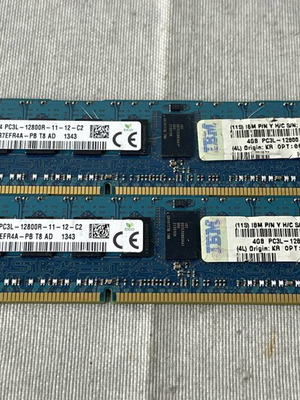 SK Hynix IBM 8GB DDR3L ECC Registered RAM used, PC3L-12800R server memory