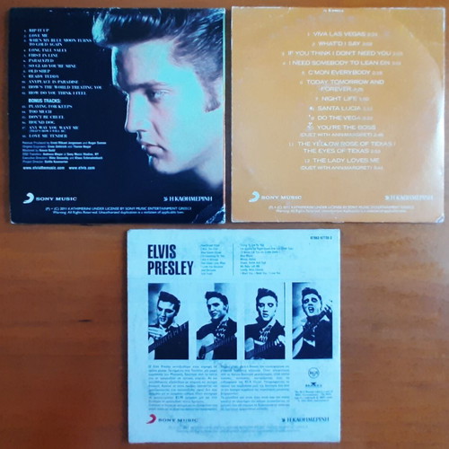 Elvis Presley 3 CD set used, rock genre