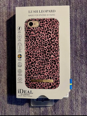 Αυθεντική θήκη κινητού Ideal Of Sweden για IPhone 8/7/6/6s ροζ λεοπάρ