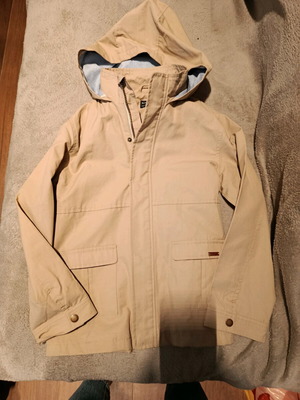 Spring jacket for boy 9 years like new, beige, size 134 cm