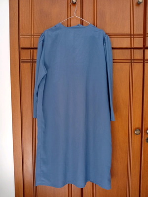 Χειροποίητο φόρεμα oversize μεταχειρισμένο, μπλε