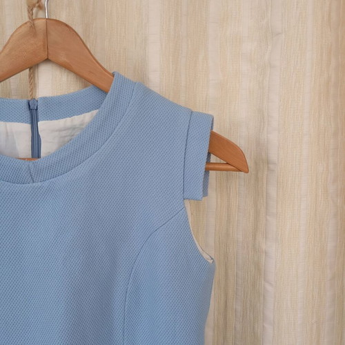 Handmade blue dress like new, Tailormade, size S