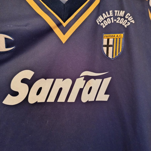 Parma jersey with printed signatures like new, 2002 Italy cup