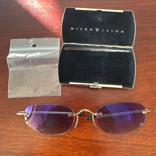 Micro Vision folding sunglasses used