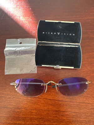 Micro Vision folding sunglasses used