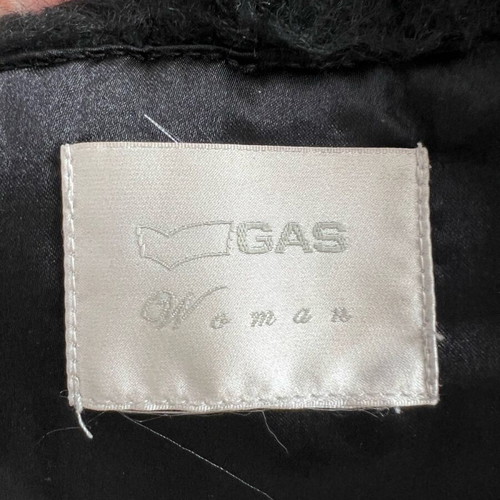 Gas women's faux fur collar like new, black