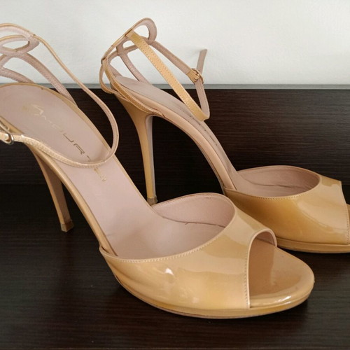 Mourtzi nude sandals used, size 41