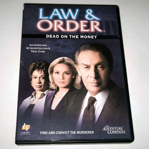 Law & Order: Dead on the Money PC used, adventure