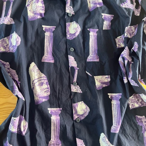 H&M Shirt XXL with perfect print like new, blue and purple