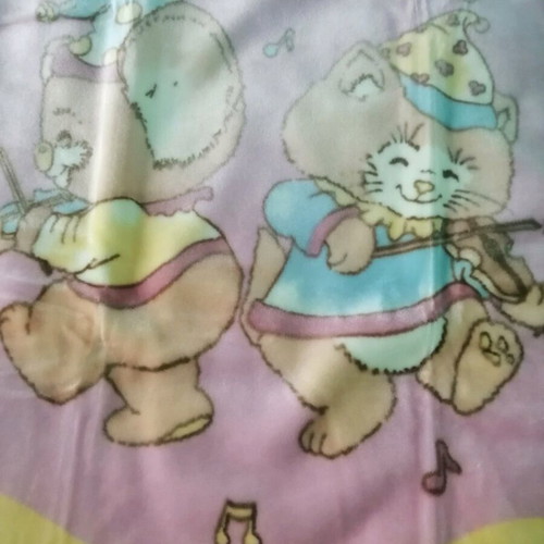 Velveteen baby crib blanket new, Palamaiki