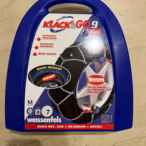 Snow chains new for car